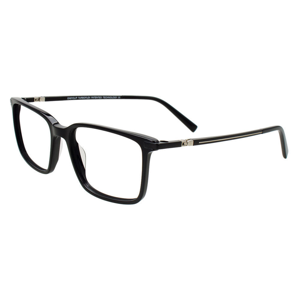 EASYCLIP EC720 Eyeglasses 090 Black 53mm